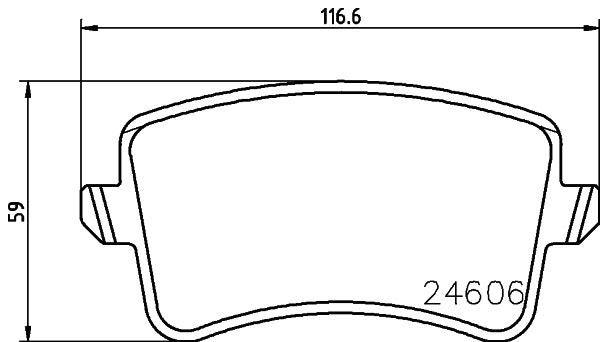 NF PARTS Комплект тормозных колодок, дисковый тормоз NF0013651